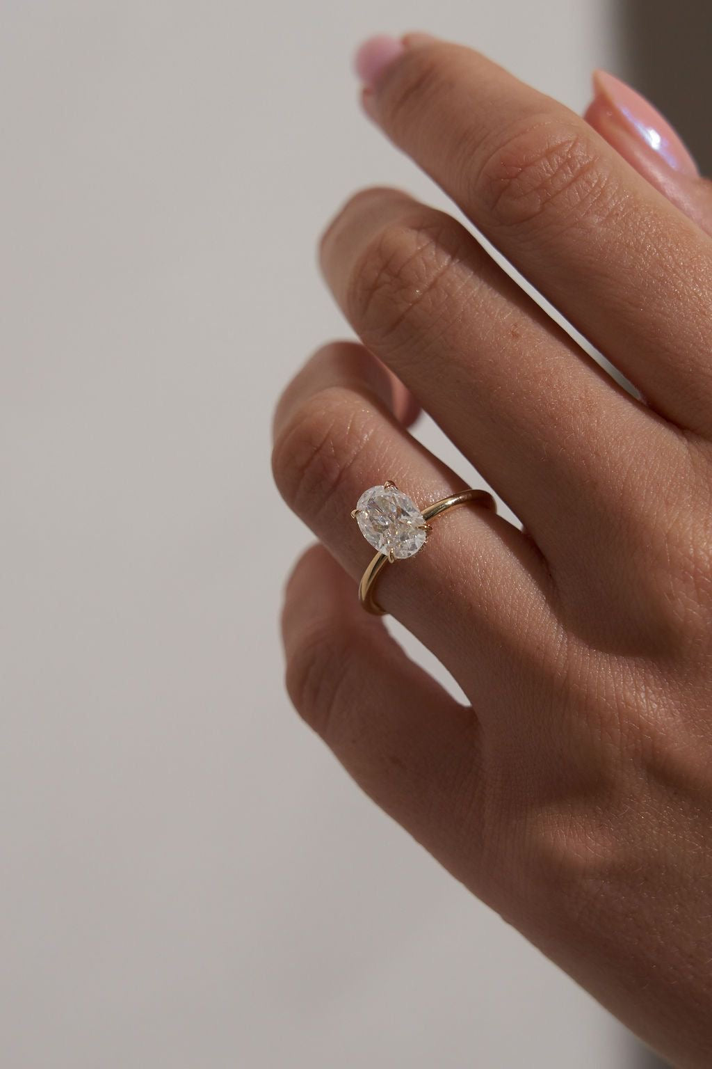 Anillo Solitario Oval