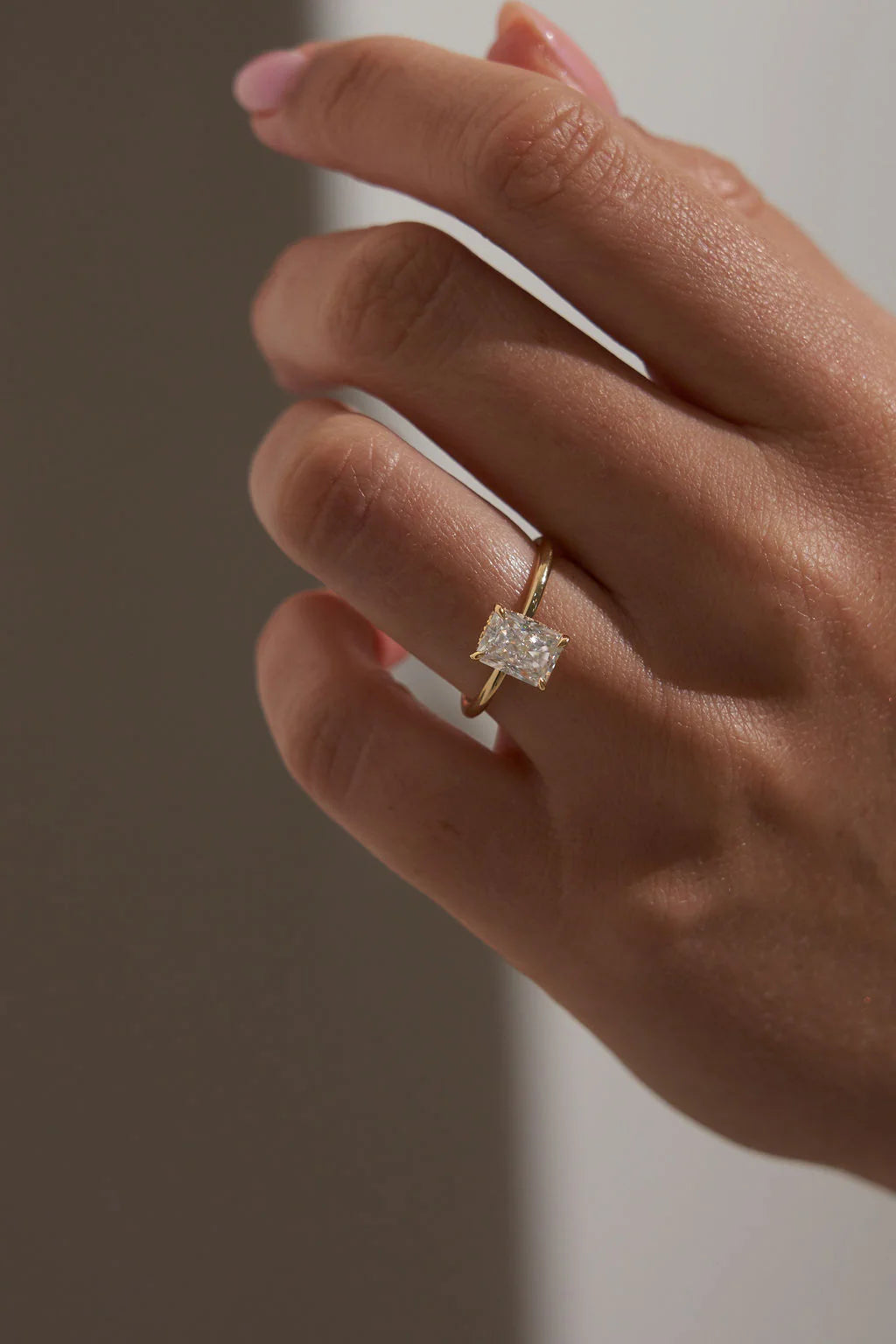 Anillo Solitario Radiante
