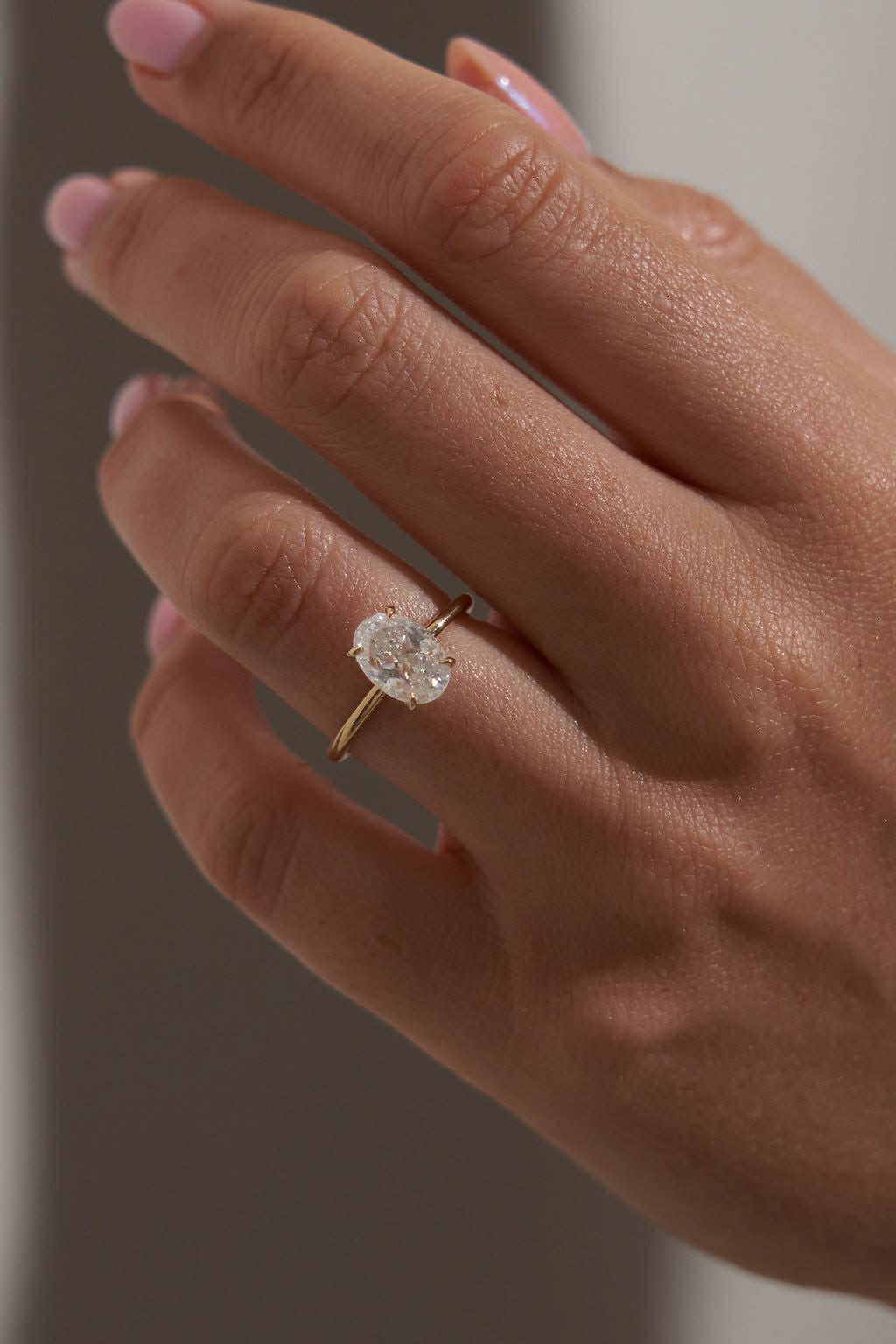 Anillo Solitario Oval