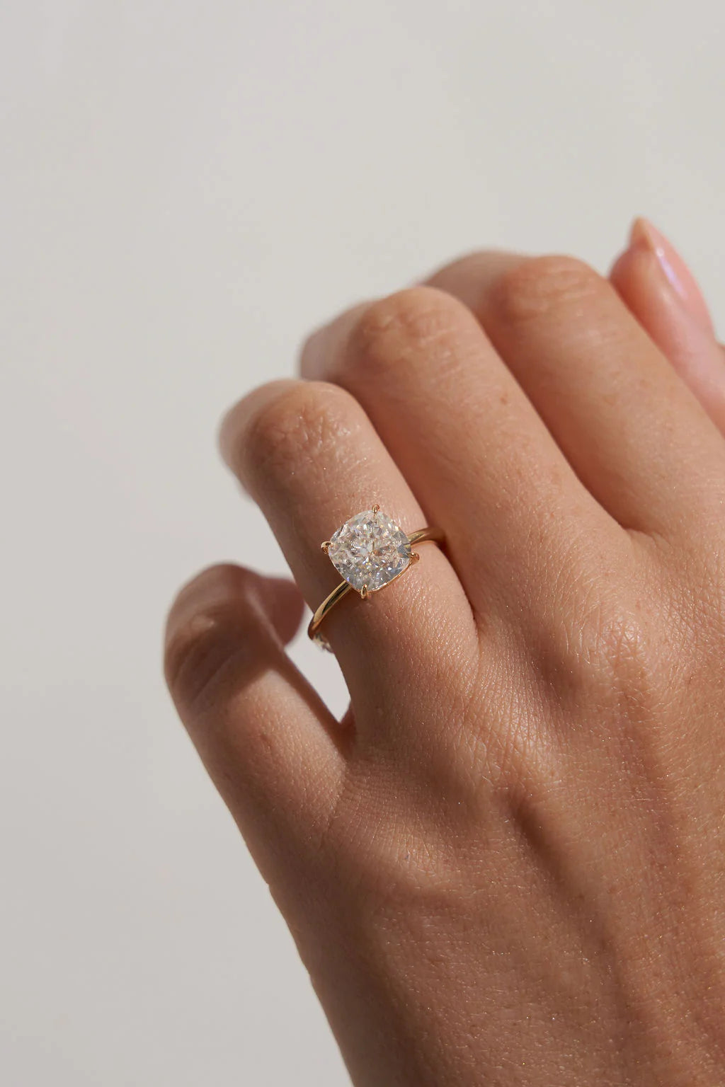 Anillo Solitario Cushion