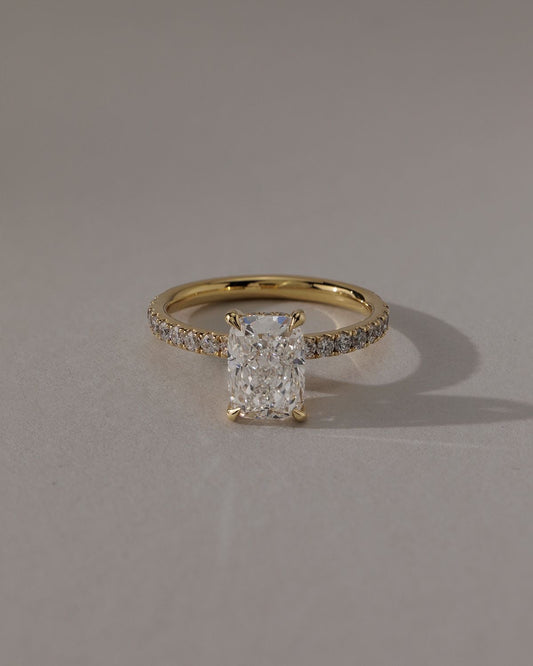Anillo Pavé Cushion