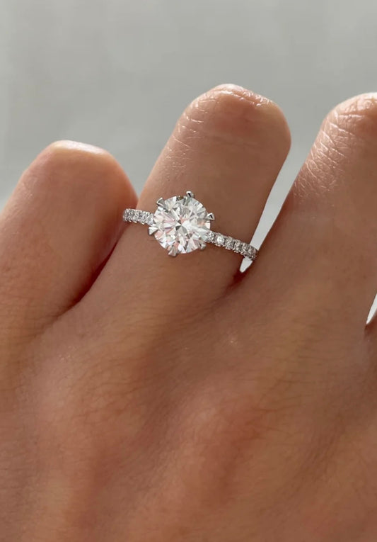 Anillo Pavé Redondo