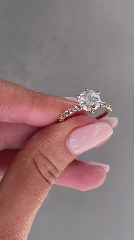 Anillo Pavé Redondo